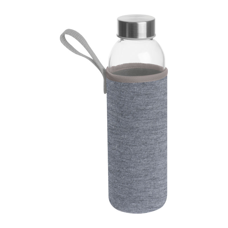 Glass Drinking Bottle in Neoprene Pouch Klagenfurt
