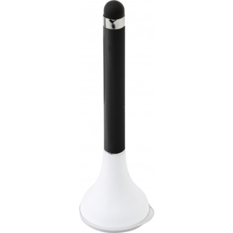 Ballpen with tip for all capacitive screens and a screen cle