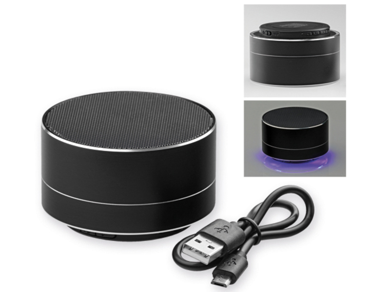 BOUNCE metal 2.1 bluetooth speaker 3 W, Black