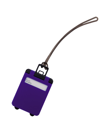 BLUE LUGGAGE TAG CASE