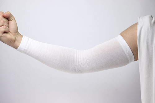 WHITE SUBLIMABLE ARM WARMER MANEY