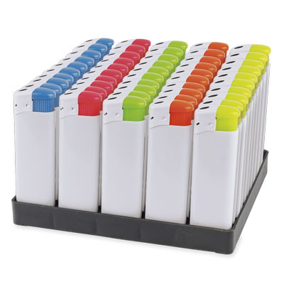 ELECTRONIC LIGHTER YUPON 5 ASSORTED COLOURS