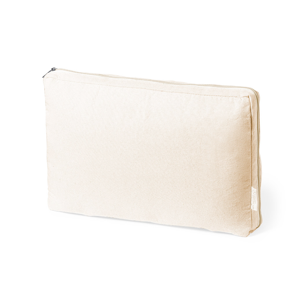 NATURAL RECYCLED-COTTON COMPUTER SLEEVE DRIVEN
