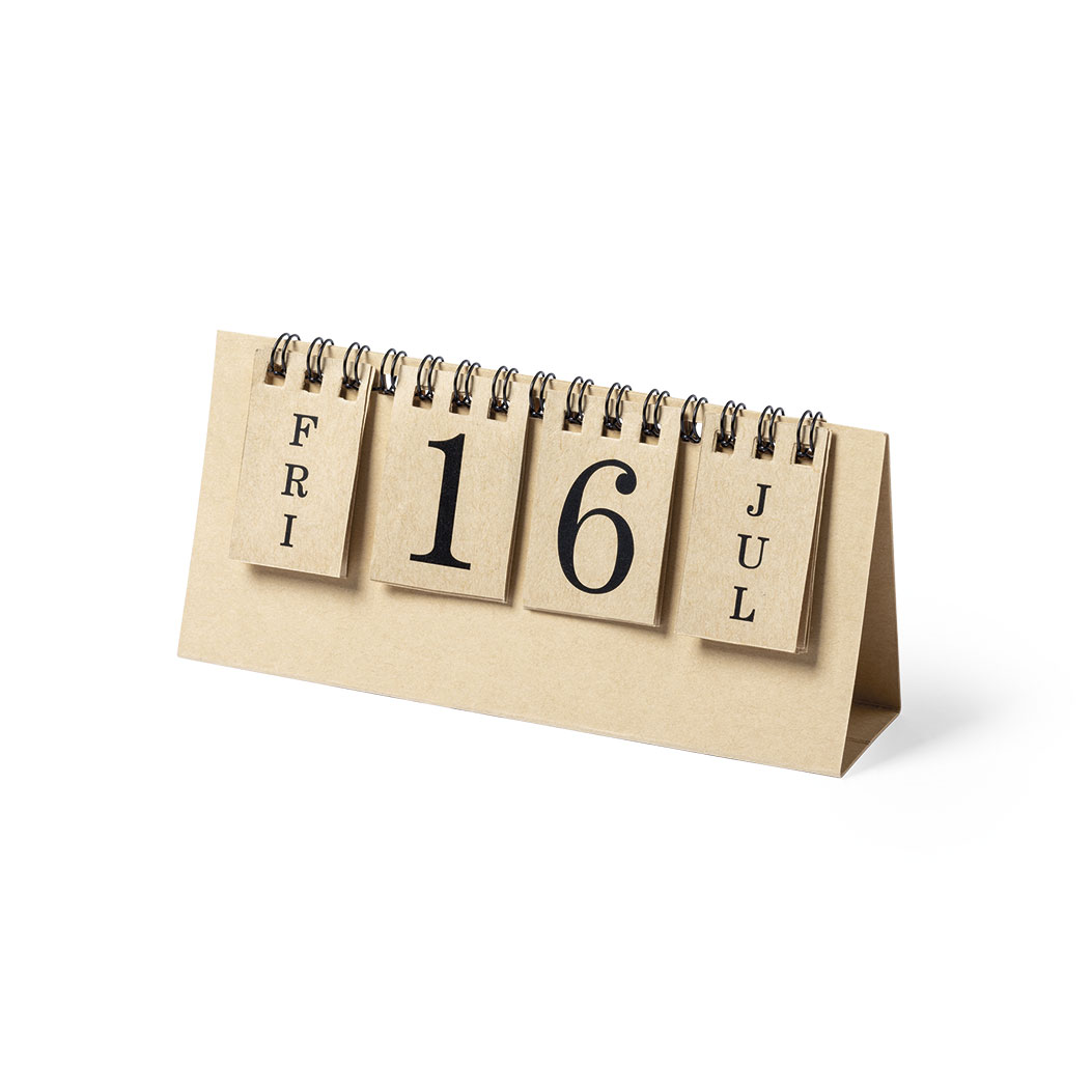 RECYCLED-CARDBOARD CONTINUOUS CALENDAR GADNER