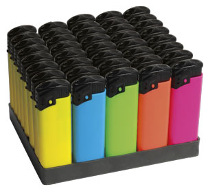 ELECTRONIC LIGHTER TUBBY 5 COLOURS ASSORTED