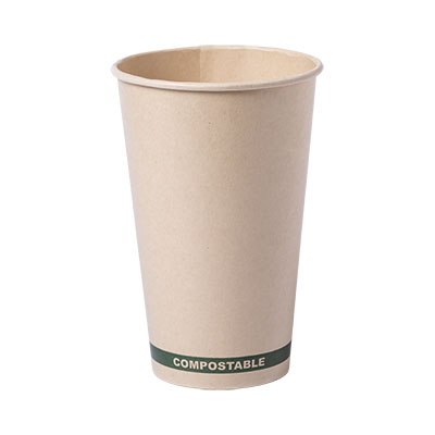 BROWN COMPOSTABLE CUP HECOX 500ML