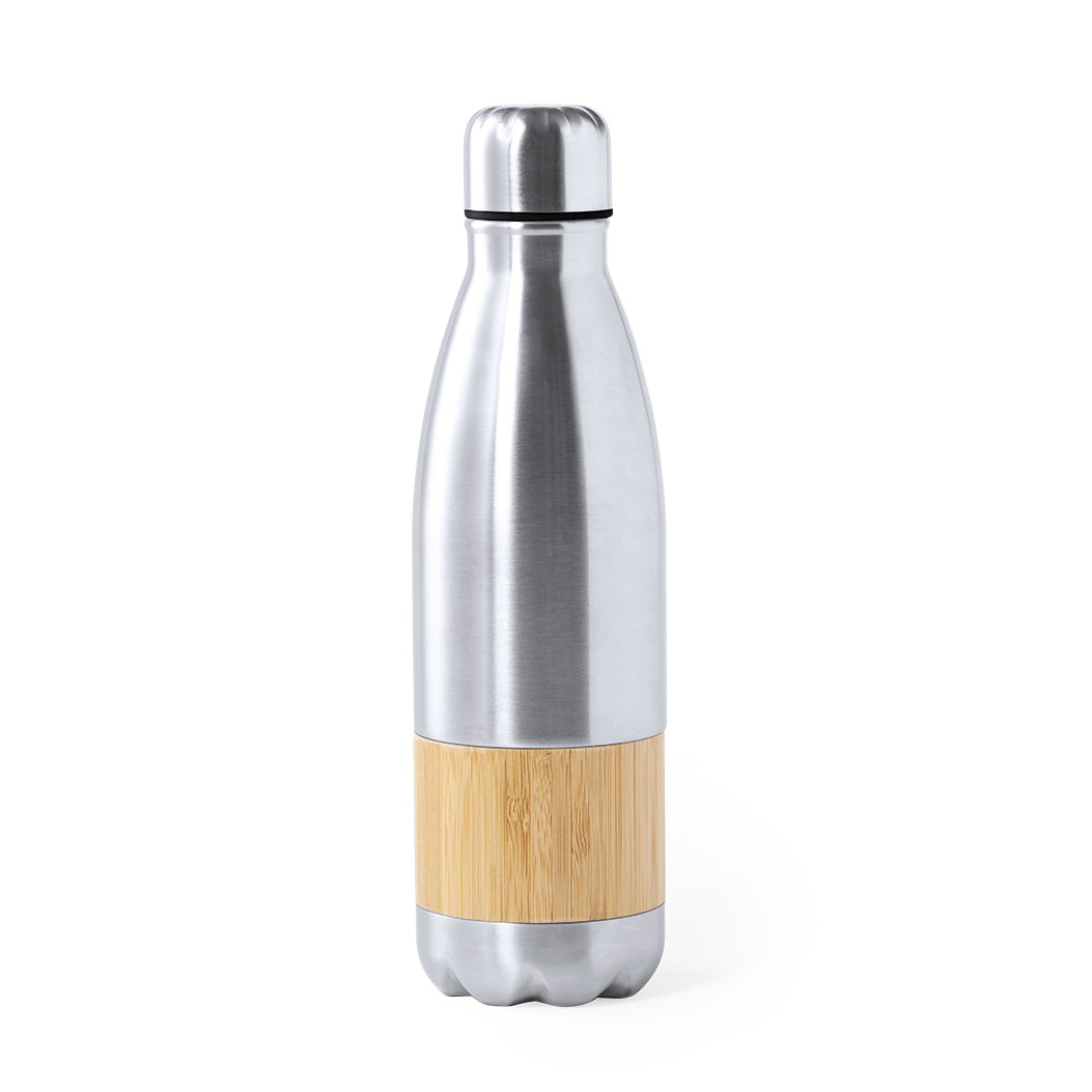 STAINLESS-STEEL/BAMBOO FLASK GUIVER