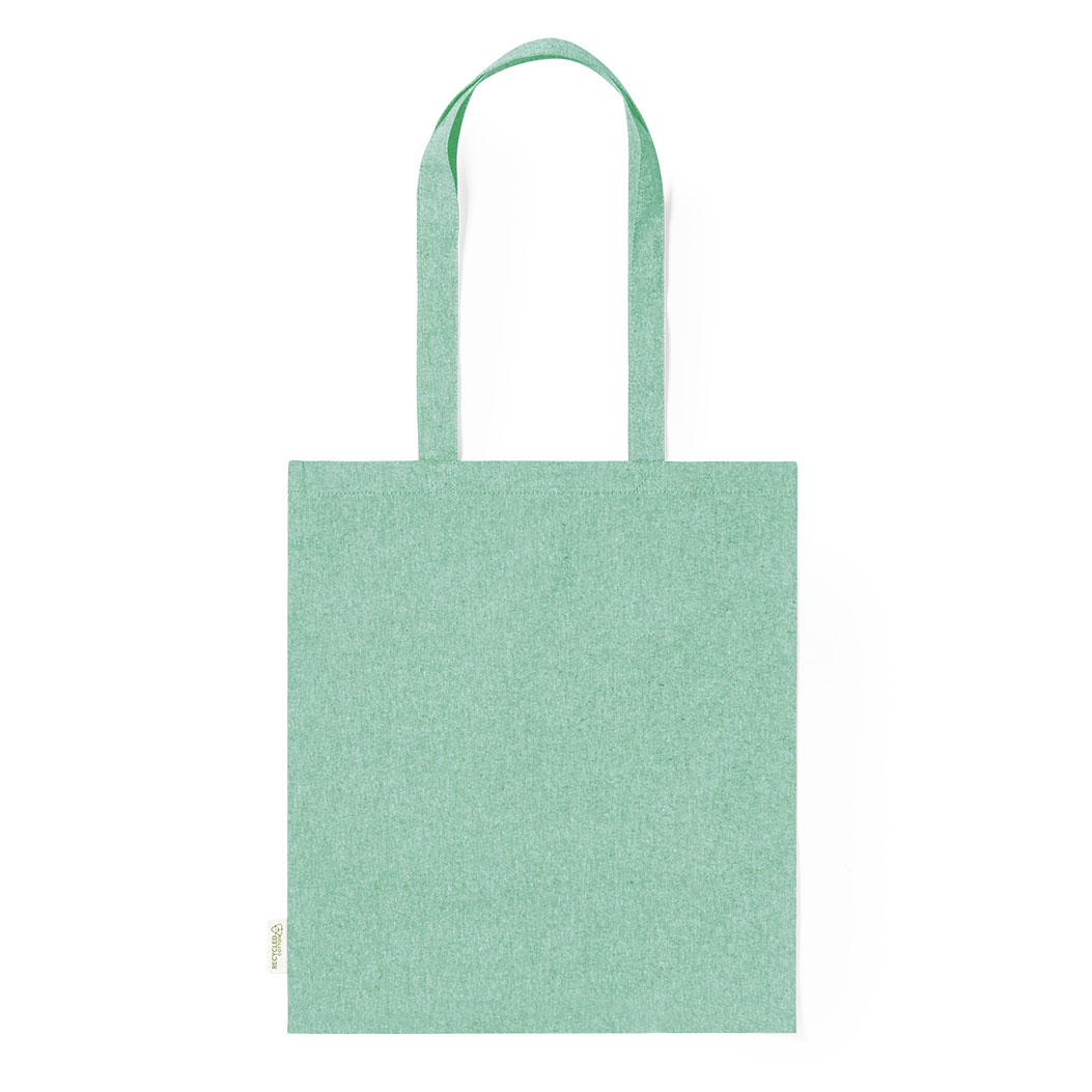 GREEN 100% RECYCLED-COTTON BAG RASSEL