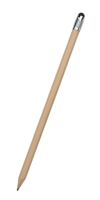 HEXAGONAL WOODEN PENCIL WITH TOUCH BALL LABRI