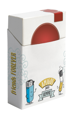 WHITE CIGARRETE CASE PITY