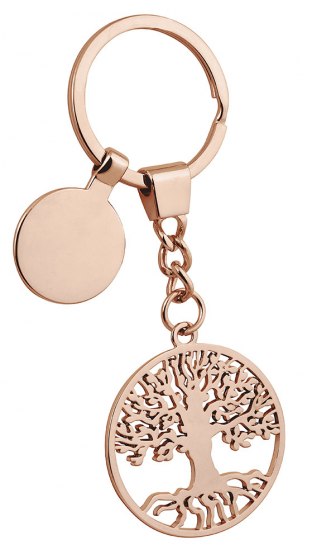 ROSÉ NO BOX WAIST SHAFT KEY RING