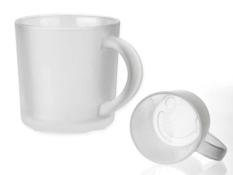 SOFFY FROSTY frosty glass mug, 200 ml, Transparent