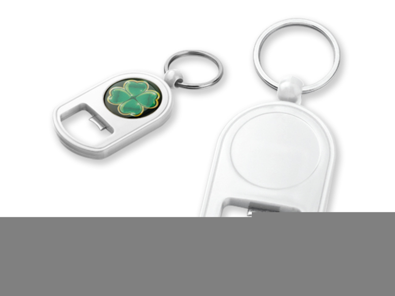 GALTON keychain -peeler, White
