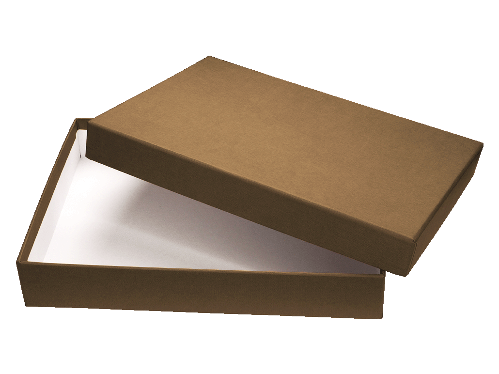 Box laminated with decorative paper (17x11x3cm)