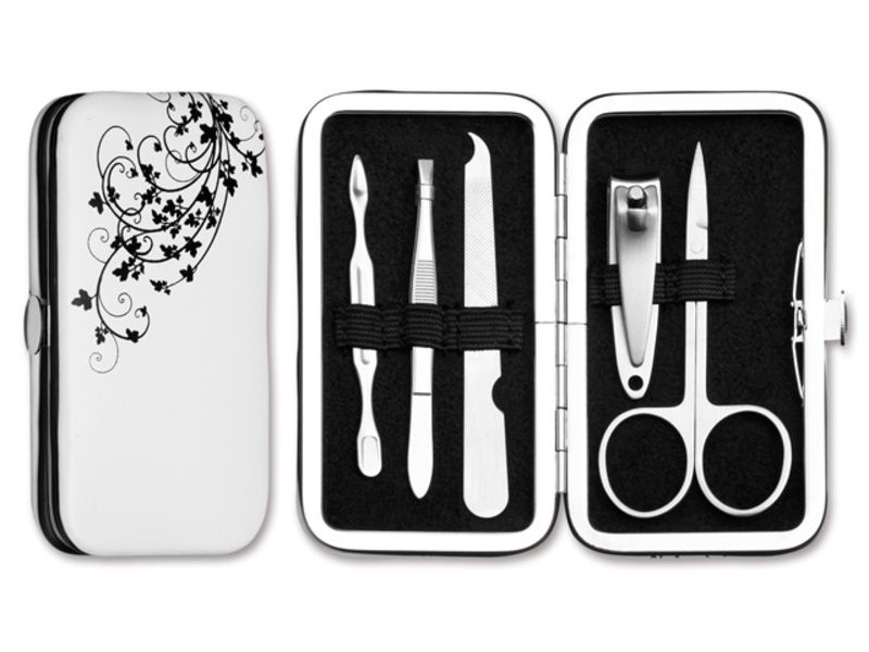 FLOWIE manicure set SANTINI, White