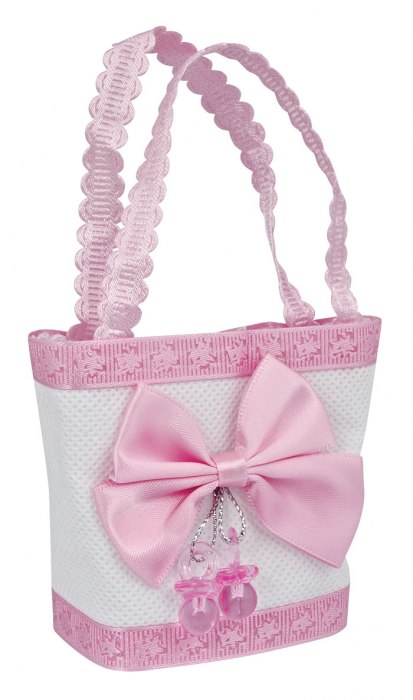 SMALL BAG FAVOR BOW PINK