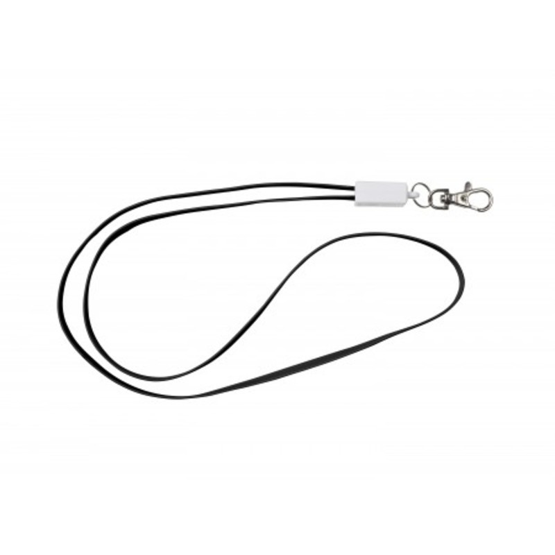 TPE lanyard and charging cable in one