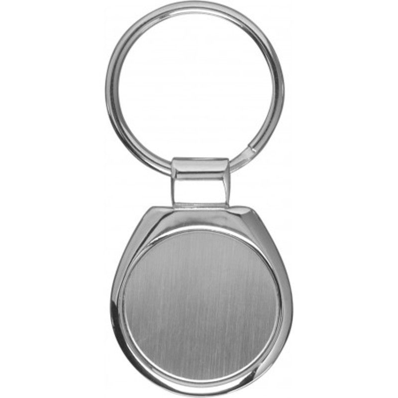 Round metal key holder