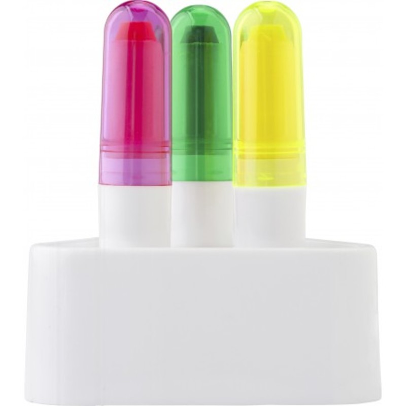 Set of three gel markers