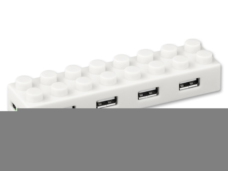 LEGOLAS USB HUB 2.0, 4 ports, White