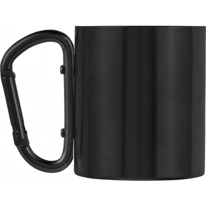 Stainless steel, double walled travel mug (200 ml)