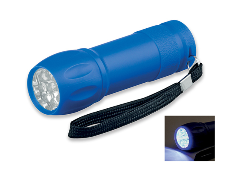 AVIOR plastic 9 LED lamp, Sky blue