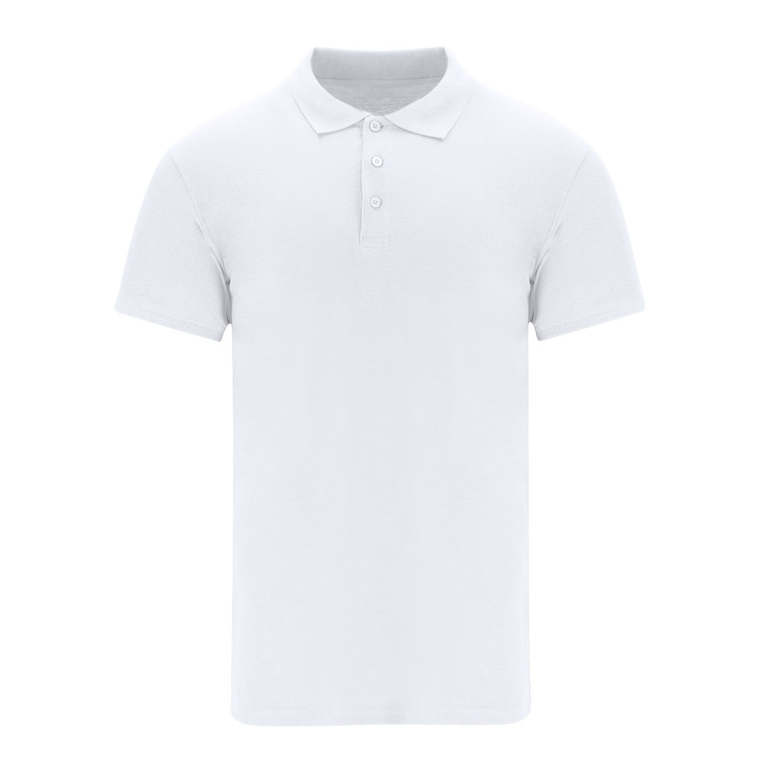 ChaplinAdult White Polo Shirt