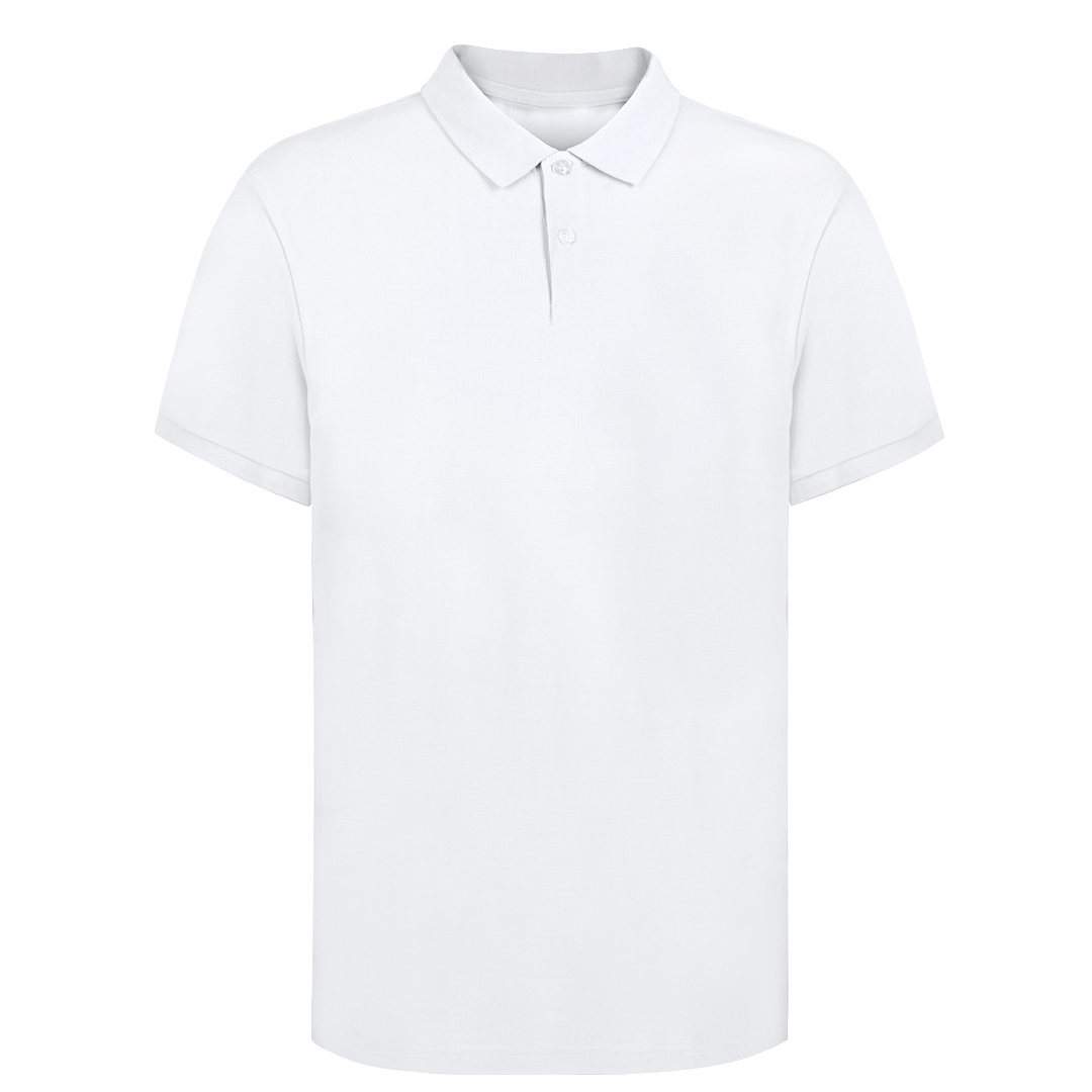 KoupanAdult White Polo Shirt