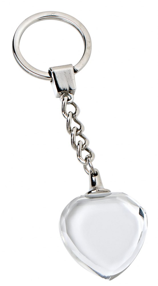 KEYCHAIN CRYSTAL (NO BOX) - 30x30 mm