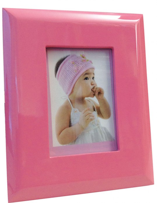 PHOTOFRAME PINK PARTIALLY FLAT-100x150mm