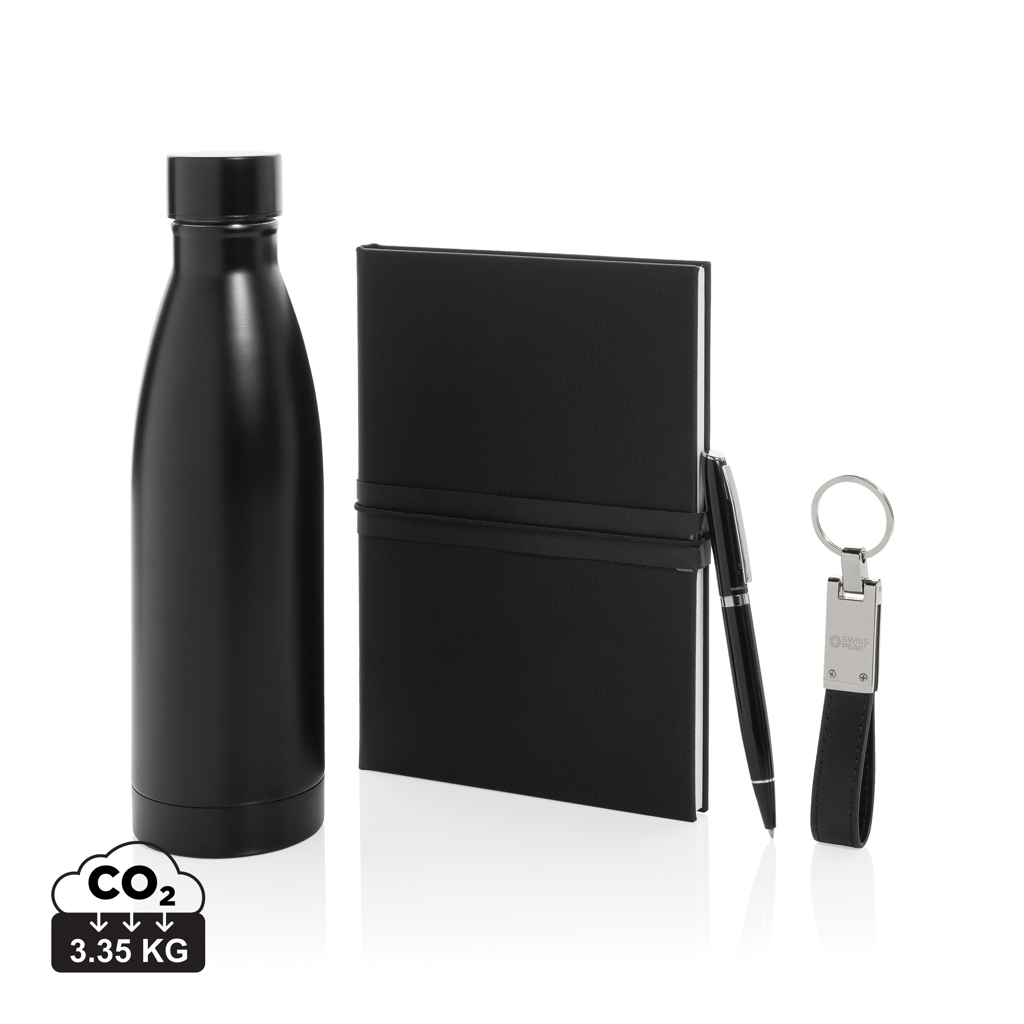 Swiss Peak RCS deluxe business gift set w/ water bottle