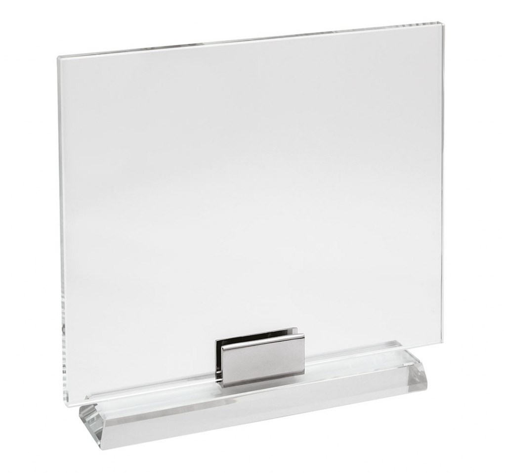 GLASS TROPHY 255X215X10 BASE H 19