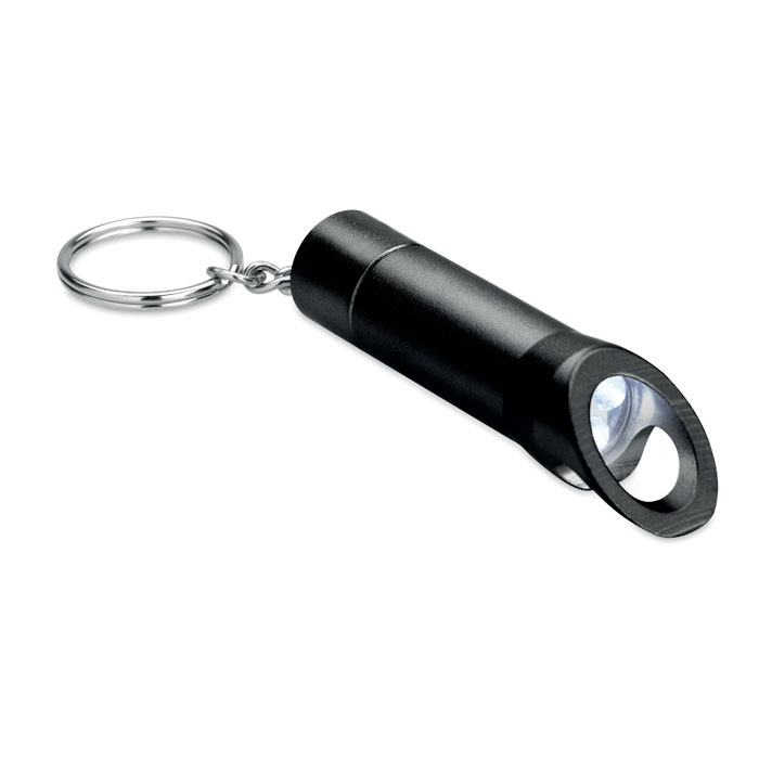 Metal torch key ring