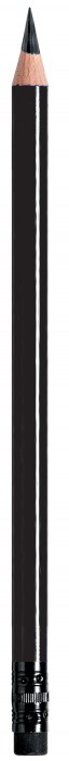 PENCIL BLACK SHINY d=10 length