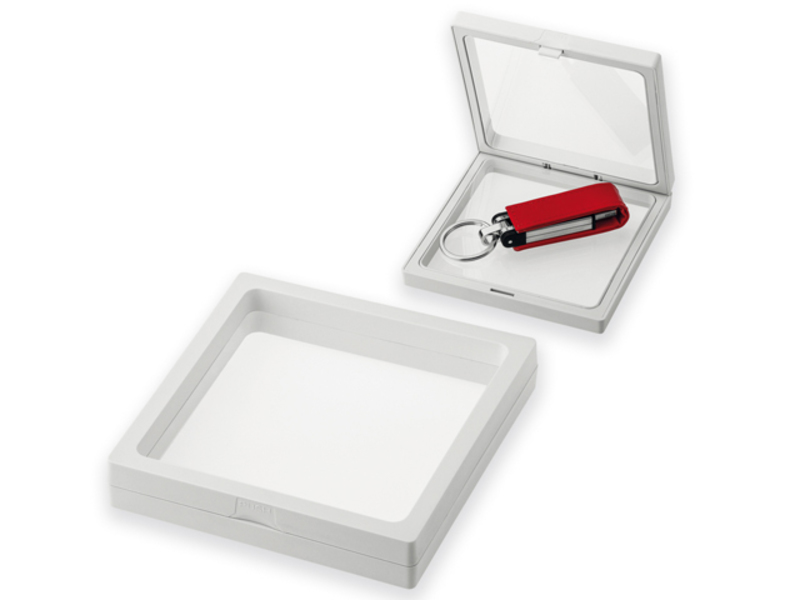 UNIFRAME II plastic frame with PE foil, 11x11x2 cm, White