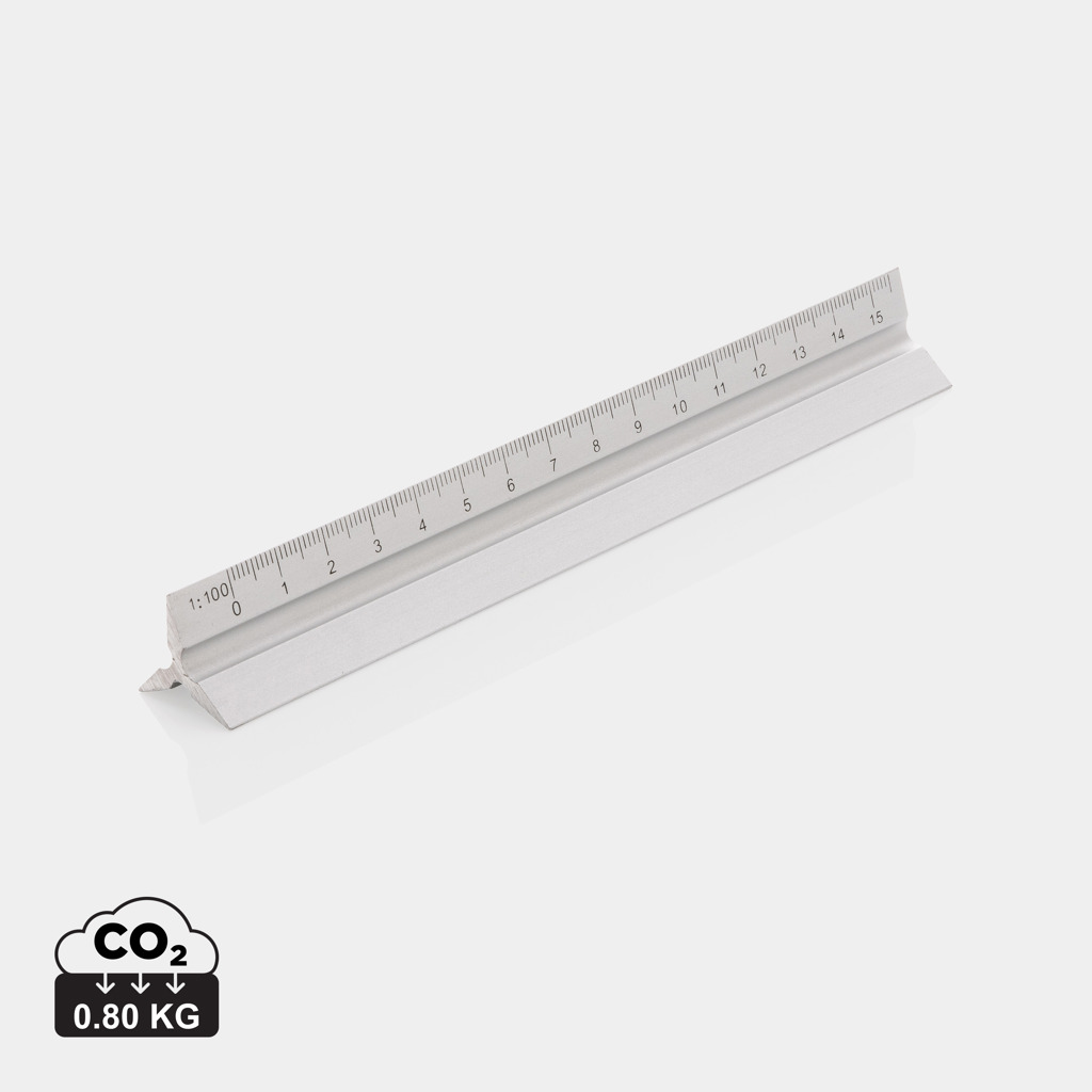 15cm. Aluminum triangular ruler