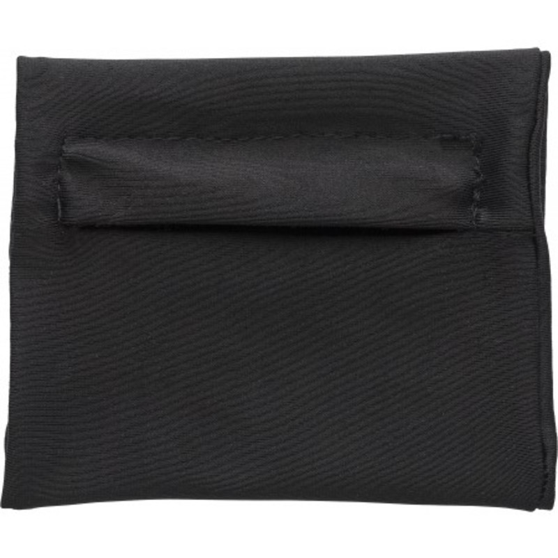 Stretchable polyester wrist wallet