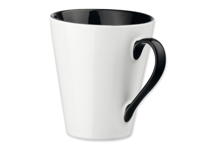 COLBY ceramic mug, 350 ml, Black