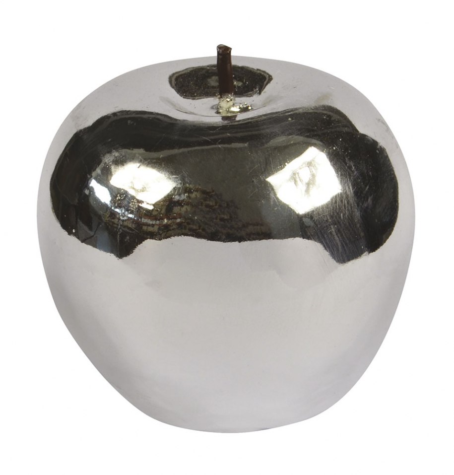 CANDLE SILVER APPLE SHINY