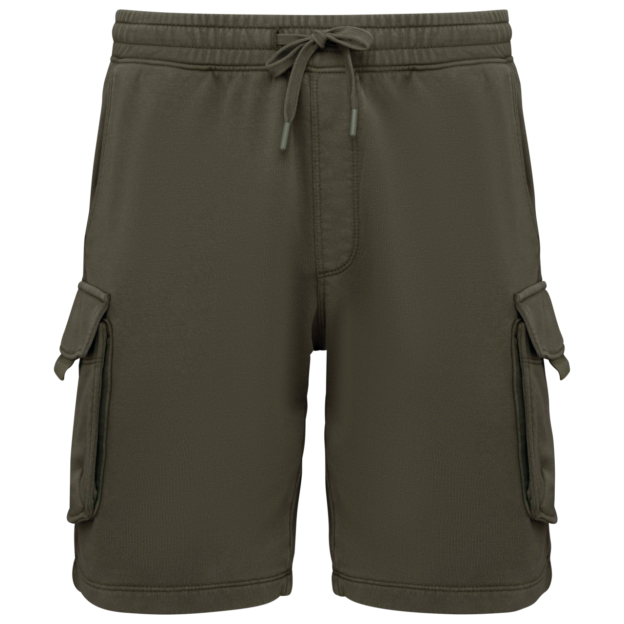 MEN’S FRENCH TERRY WASHED  EFFECT CARGO SHORTS