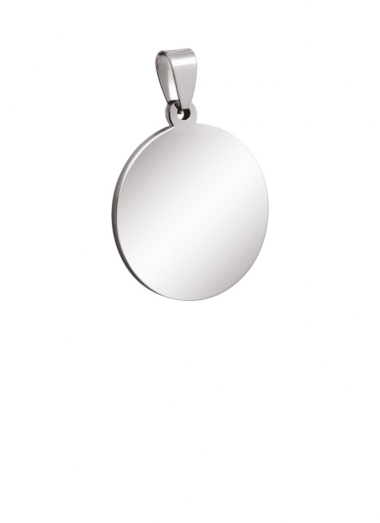 ROUND STEEL PENDANT DIAM.30 mm