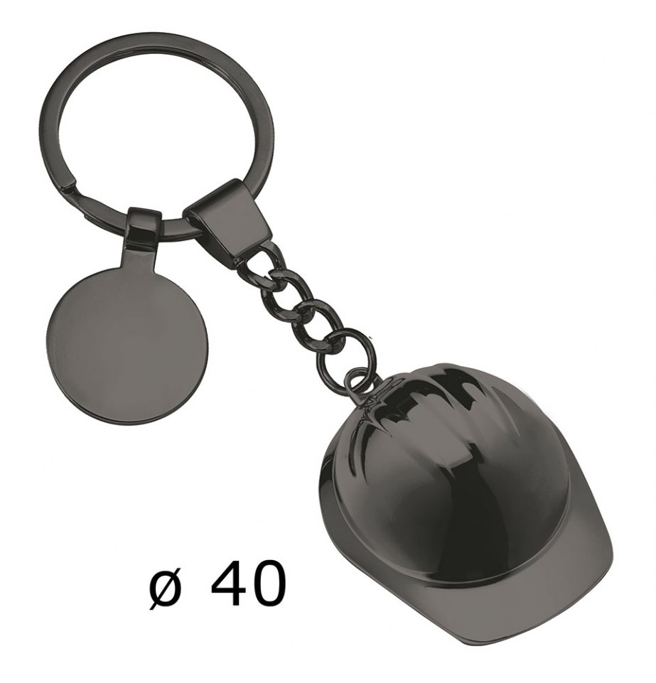 KEY RING HELMET BURNISHED HELMET d=40mm