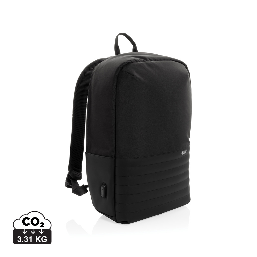 Swiss Peak AWARE™ RFID anti-theft 15'' laptop backpack