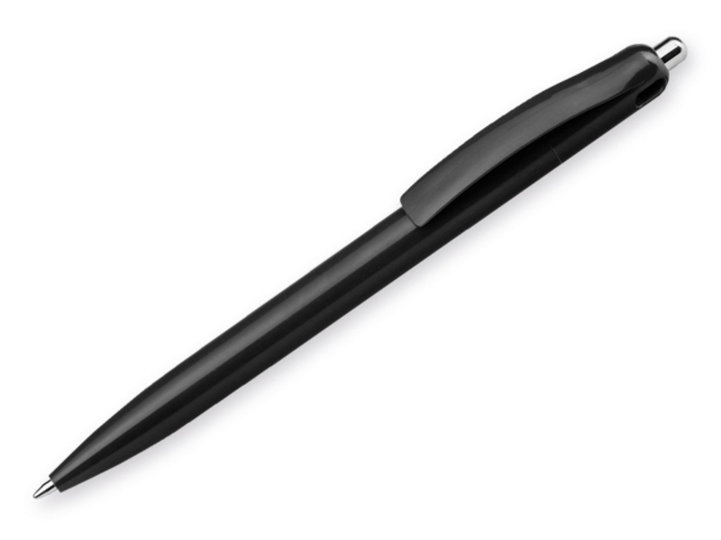 MAUDE plastic ball pen, blue refill, Black