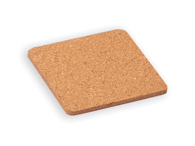 CORK SQUARE cork coaster, Natural