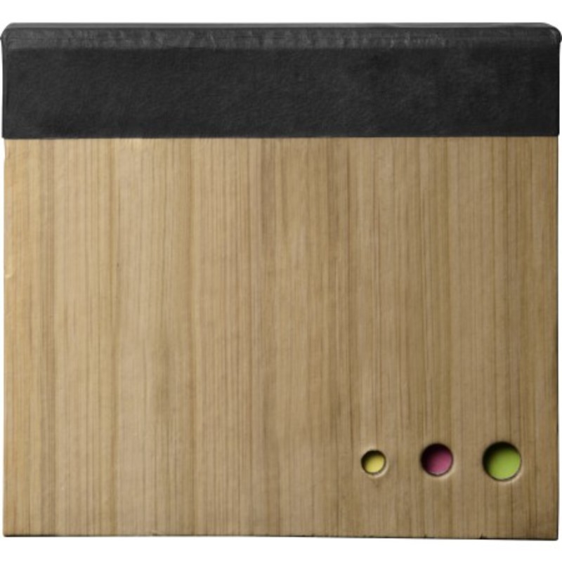 Note block with sticky notes