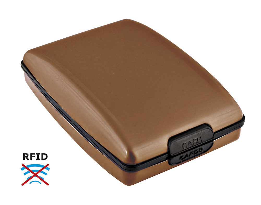 BUSINESS CARD CASE MULTIFUNCTION BROWN