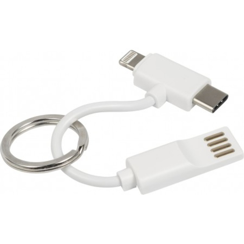ABS USB cable on key ring