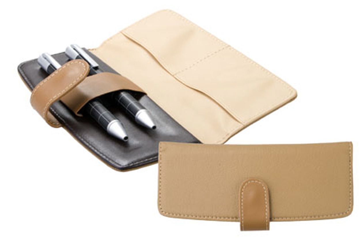 Deal pen and card holder