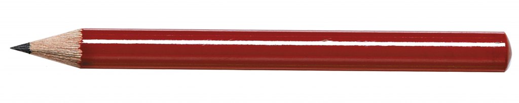 PENCIL RED d=7,3 length 87 - MIN.100PCS